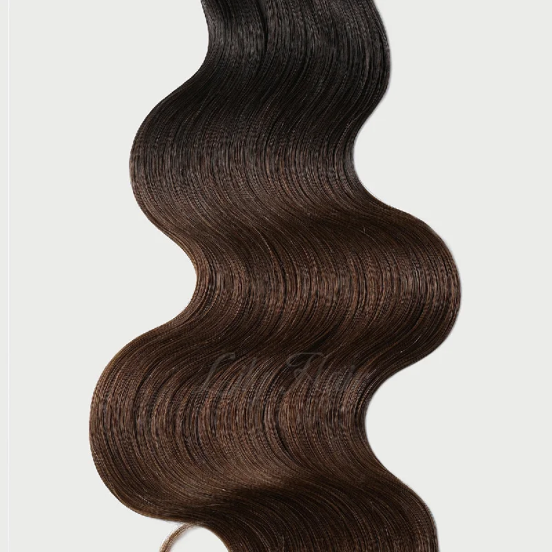 #1B-4 Ombre Pre-Bonded I Tip Hair Extensions 1g-strand 100g