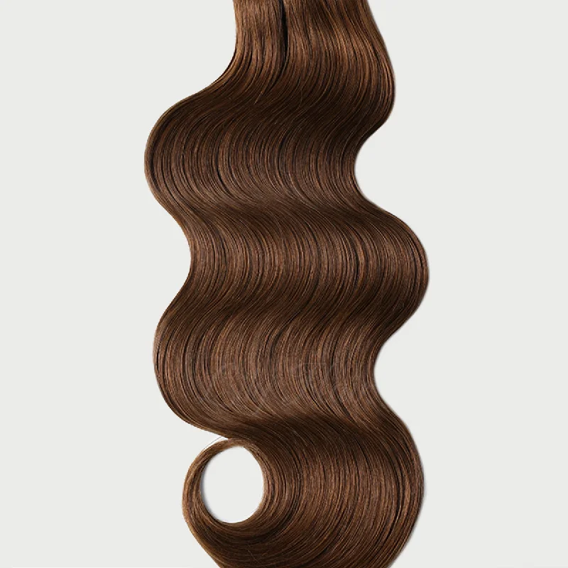 #6 Cappuccino Brown Pre-Bonded Flat Tip Hair Extensions 1g-strand 100g