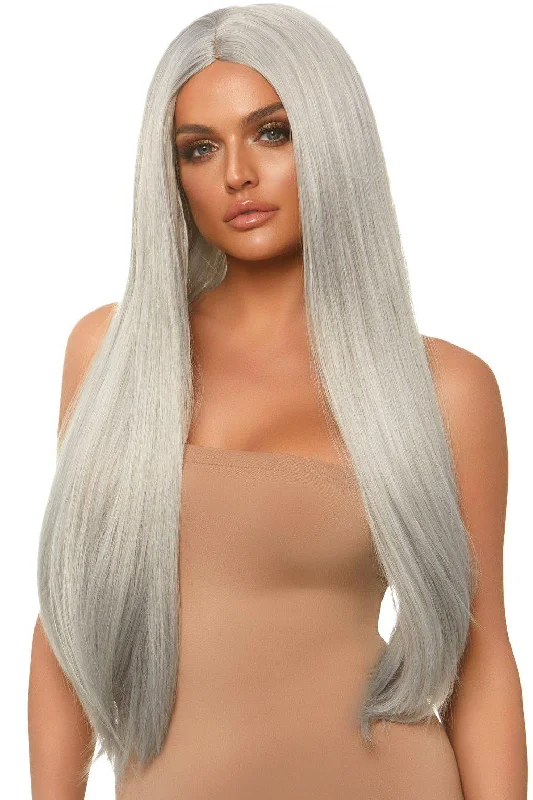 Long Straight Center Part Wig