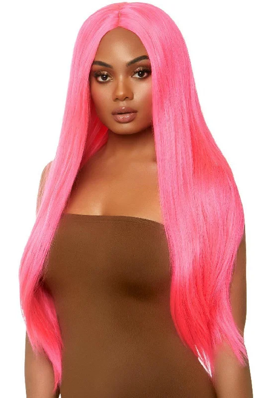 Long Straight Center Part Wig