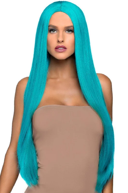 Long Straight Center Part Wig