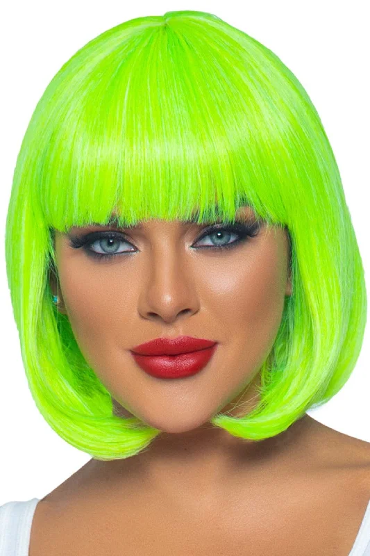 12" Neon short bob wig