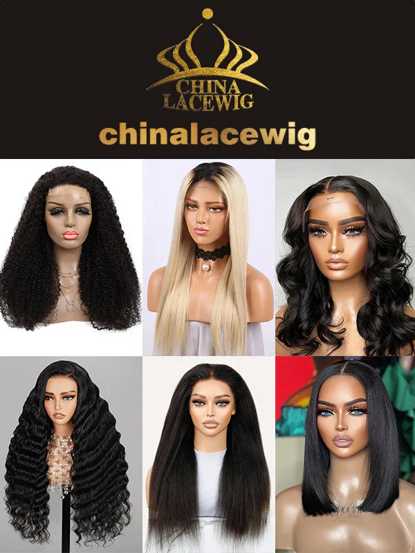 Chinalacewig 50% Off Limited 1 Piece For 613 Blonde Color& Natural Color Curly& Yaki& Wavy Virgin Human Hair Wig For Women WH04