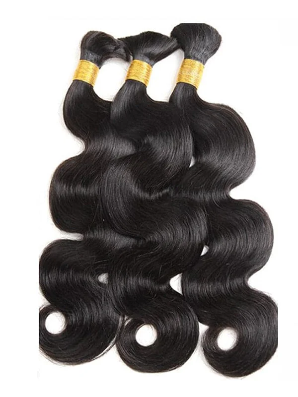 Chinalacewig Body Wave Bulk Hair Extensions for Boho Knotless Braiding BT01