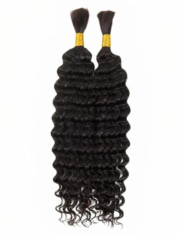 Chinalacewig Water Wave Bulk Hair Extensions for Boho Knotless Braiding BT02