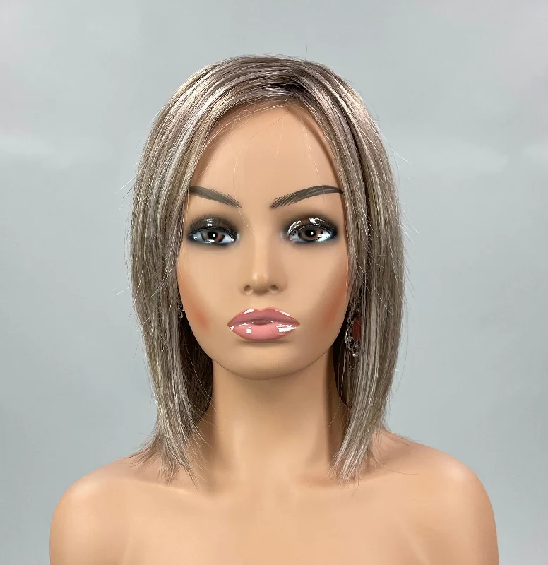 SALE!! Cold Brew Chic" (British Milktea) HAND-TIED BELLE TRESS Luxury Wig