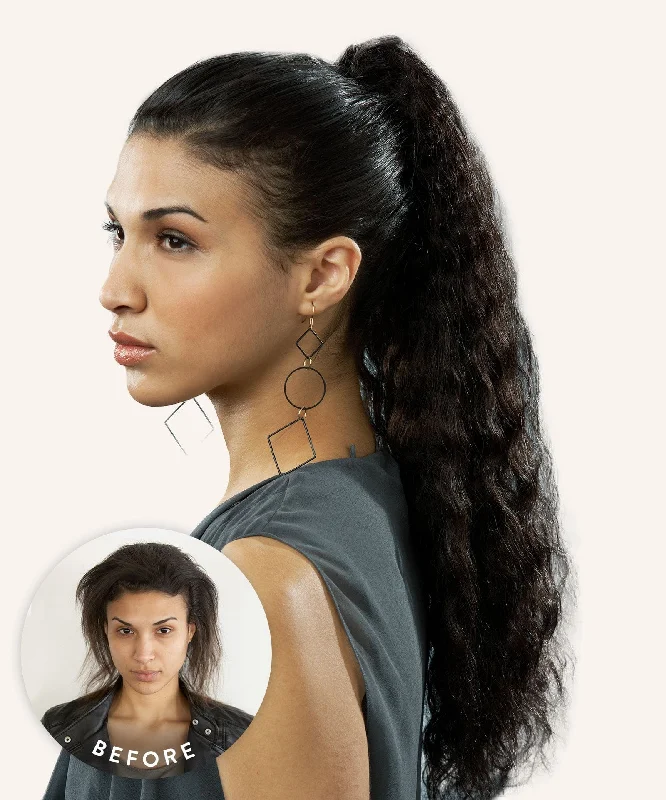 Curly Clip-In Ponytail Extensions