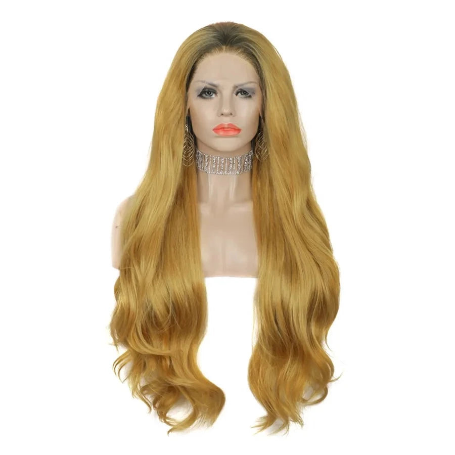 Golden Goddess Transformation: Blonde Lace Front Wig for Confident Feminine Vibes