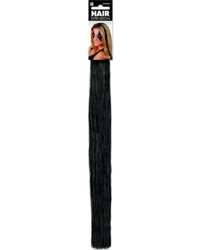 Team Spirit Black Hair Extensions