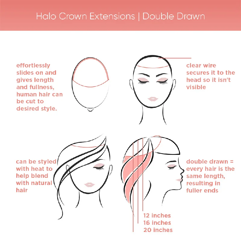 Halo Crown Extensions | Double Drawn