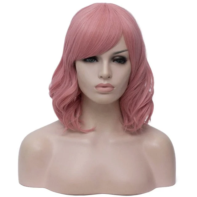 Short Wig with Side Bangs