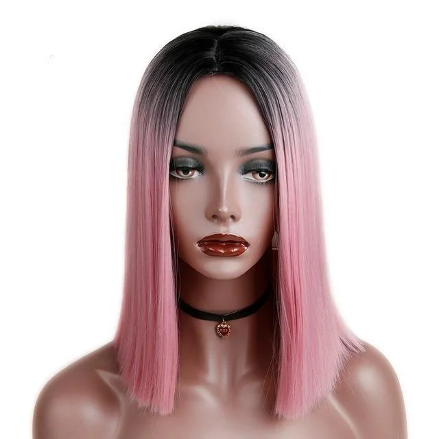 "Sissy Ashley" Pink Ombre Wig