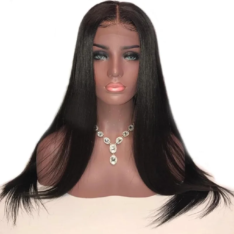 "Sissy Stephanie" Long Straight Remy Wig