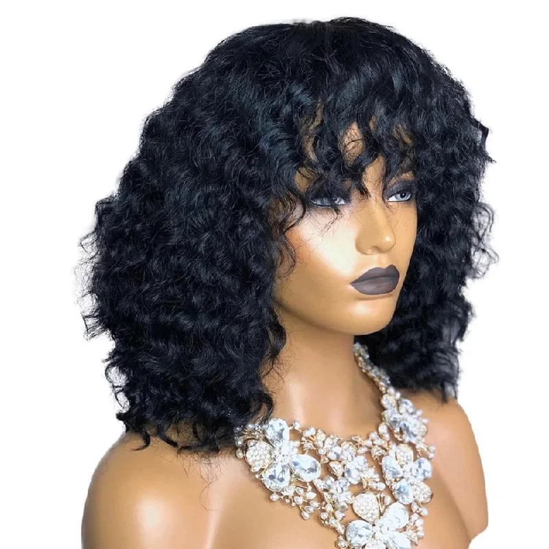 "Sissy Tammy" Short Curly Remy Wig