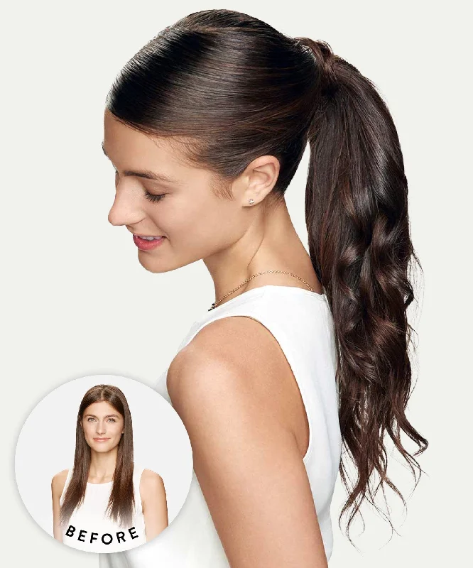 Wavy Clip-In Ponytail Extensions