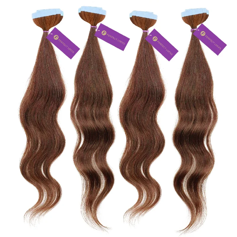 4 x Wavy Tape-In Hair Extension Bundle Deal (40 Pieces)