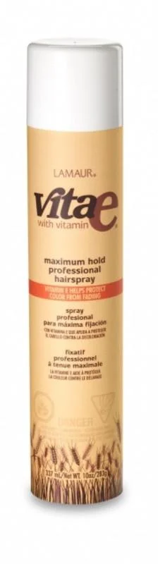 LAMAUR VITA E HAIR SPRAY MAXIMUM 10 OZ 55%VOC 100832