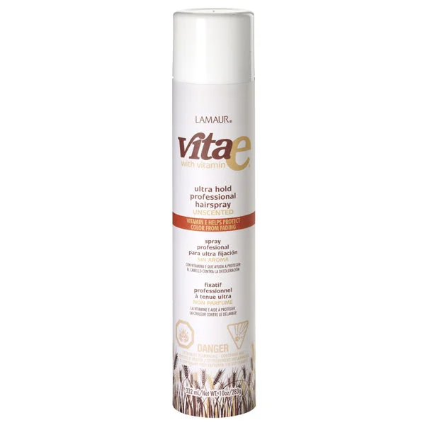 Lamaur Vita E Hair Spray Unscented Ultra Hold 10 Oz 55%Voc