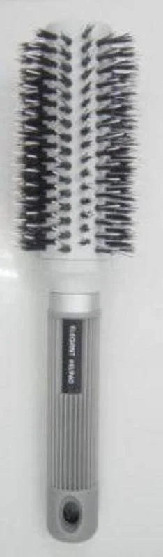 ELEGANT BRUSH NANO SILVER ROUND MIXED PORCUPINE 2.5 INCH