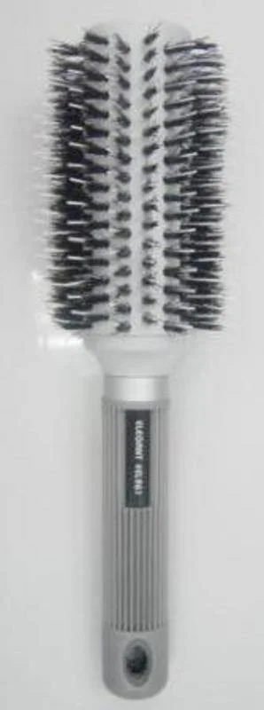 ELEGANT BRUSH NANO SILVER ROUND MIXED PORCUPINE 2.75 INCH