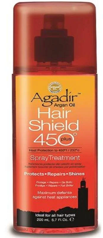 AGADIR HAIR SHIELD 450 DEGREE PLUS SPRAY TREATMENT 6.7 OZ