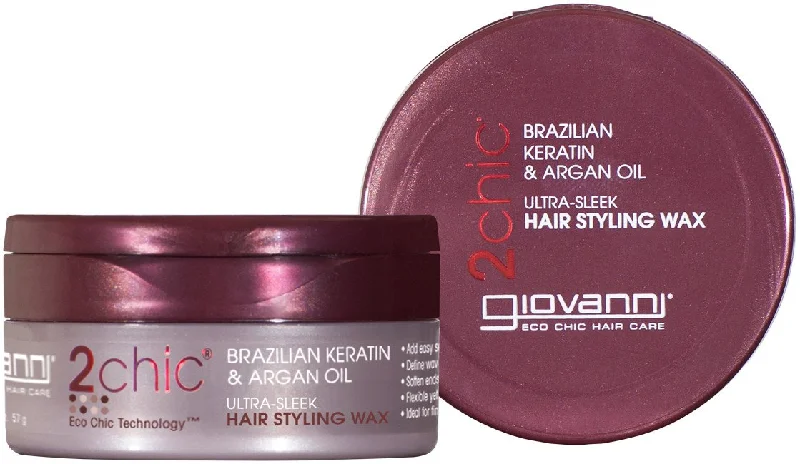 Giovanni 2Chic Ultra-Sleek Hair Styling Wax 2 oz