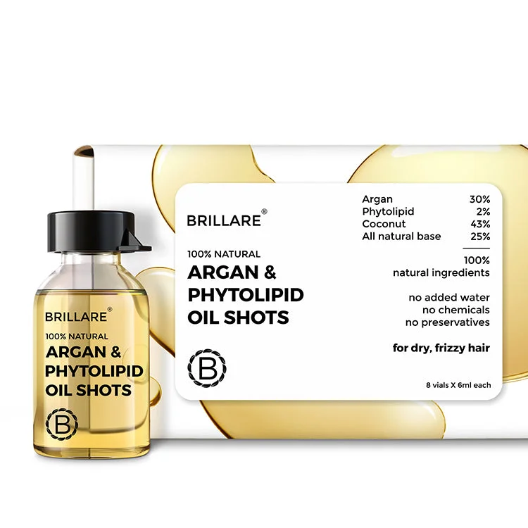 Argan & Phytolipid Oil Shots For Dry, Frizzy Hair