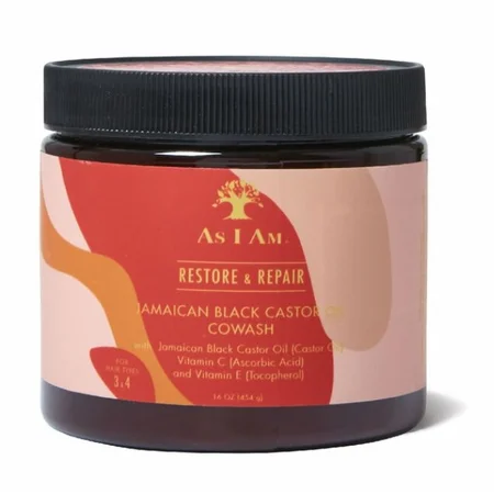 As I Am Jamaican Black Castor Oil Restore & Repair Cowash 16OZ