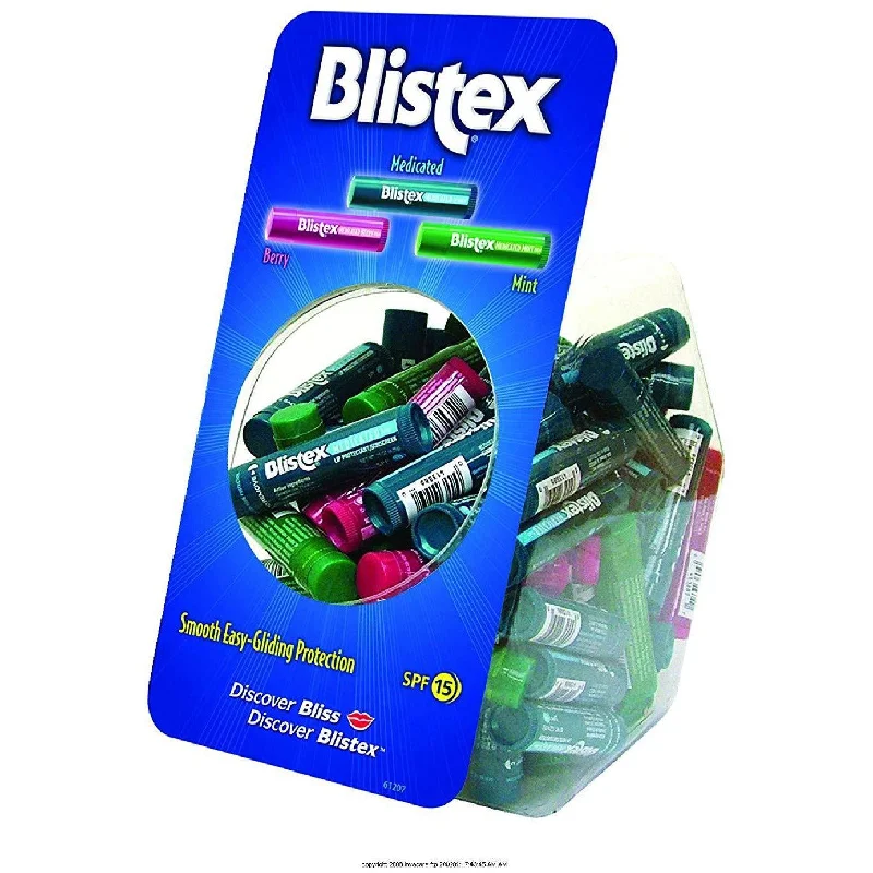 Blistex Assorted Lip Balm tube bowl case pack  72