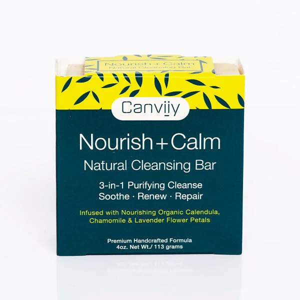 Canviiy Nourish + Calm Natural Cleansing Bar 4 Oz