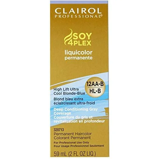 Clairol Professional 12Aa-Bv/Hl-B High Lift Ultra Cool Blonde Blue, 2 Oz