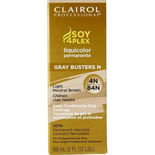 Clairol Professional Liquicolor 4N/84N Light Neutral Brown, 2 Oz