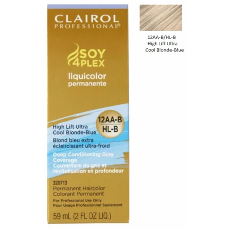 Clairol Professional Permanent Liquicolor, Dark Ultra Cool Blonde, 2 Ounce