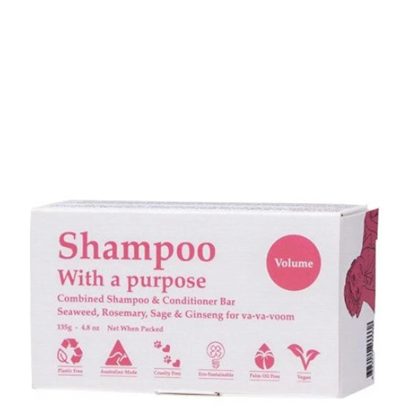 Shampoo With A Purpose Shampoo & Conditioner Bar - Volume