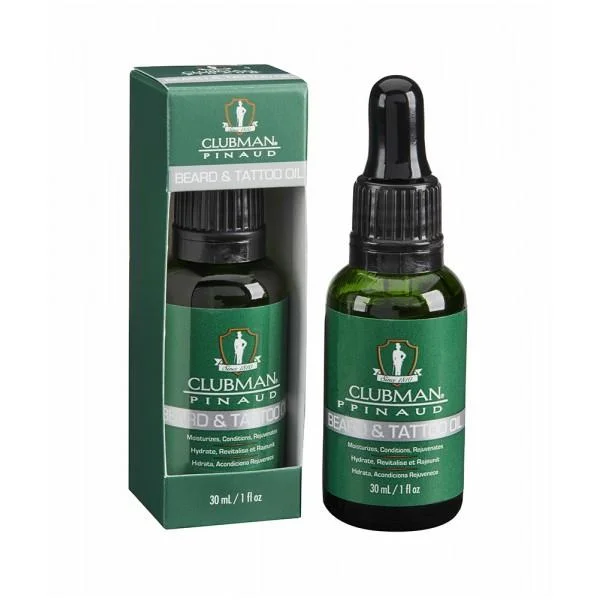 Clubman Beard & Tattoo Oil 1 Oz