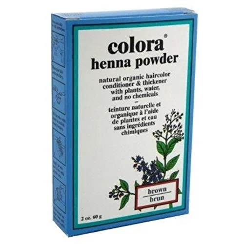 Colora Henna Powder Hair Color Brown, 2 Oz