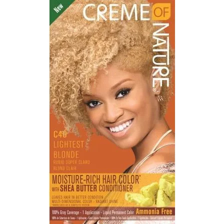 Creme Of Nature Moisture Rich Hair Color C43 Lightest Blonde