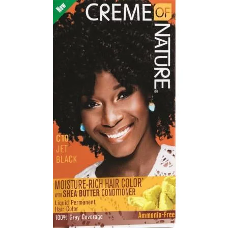 Creme Of Nature Moisture Rich Hair Color C10 Jet Black