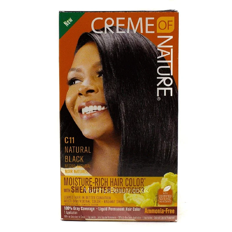 Creme Of Naturemoisture Rich Hair Color #11 Natural Black