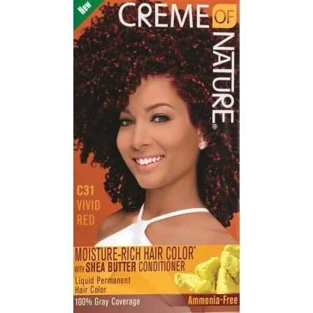 Creme Of Nature Moisture Rich Hair Color C31 Vivd Red