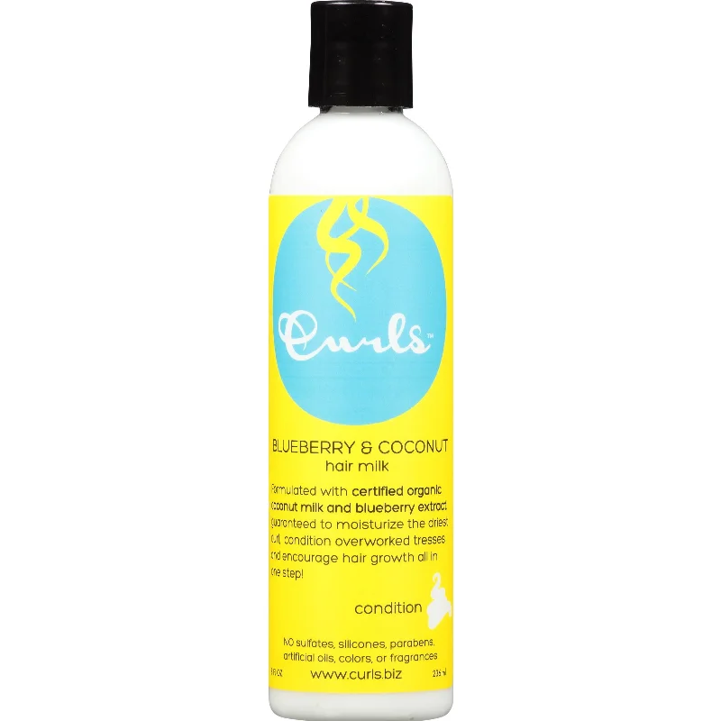 Curls Blueberry & Coconut Hair Milk 8 Oz