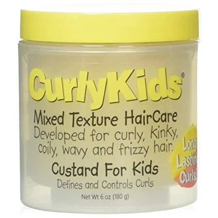 Curlykids Mixed Texture Haircare Custard For Kids, 6 Oz