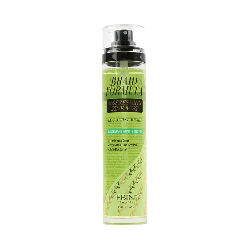 EBIN Braid Formula Refreshing Fine Mist [Rosemary Mint + Biotin] 3.38oz