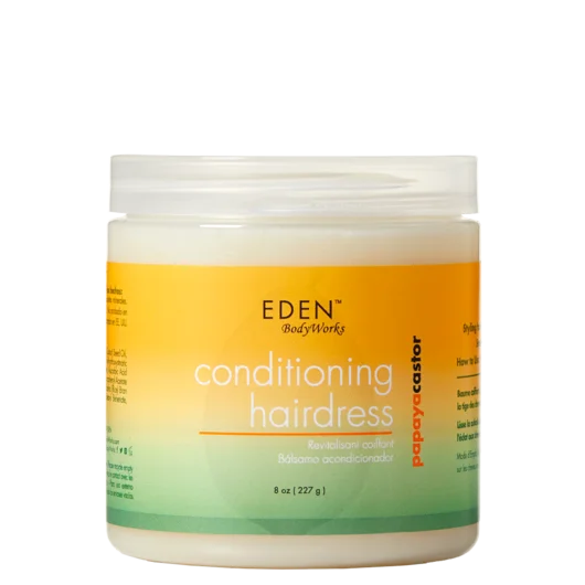 Eden Papaya Castor Conditioning Hairdress, 8 Oz