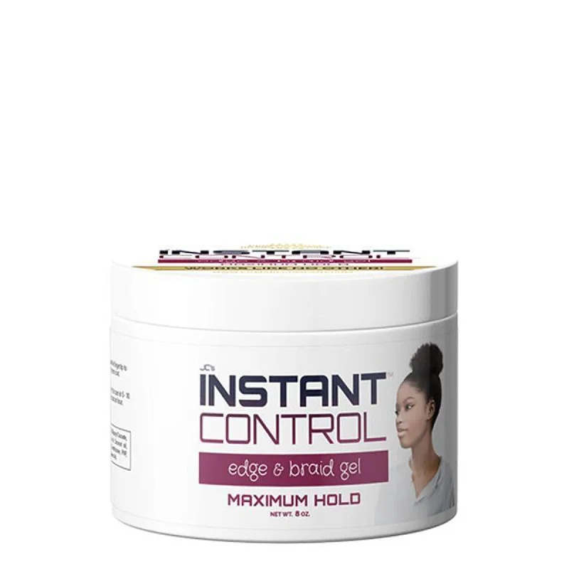 INSTANT CONTROL Max Edge & Braid Gel Maximum Hold 8oz