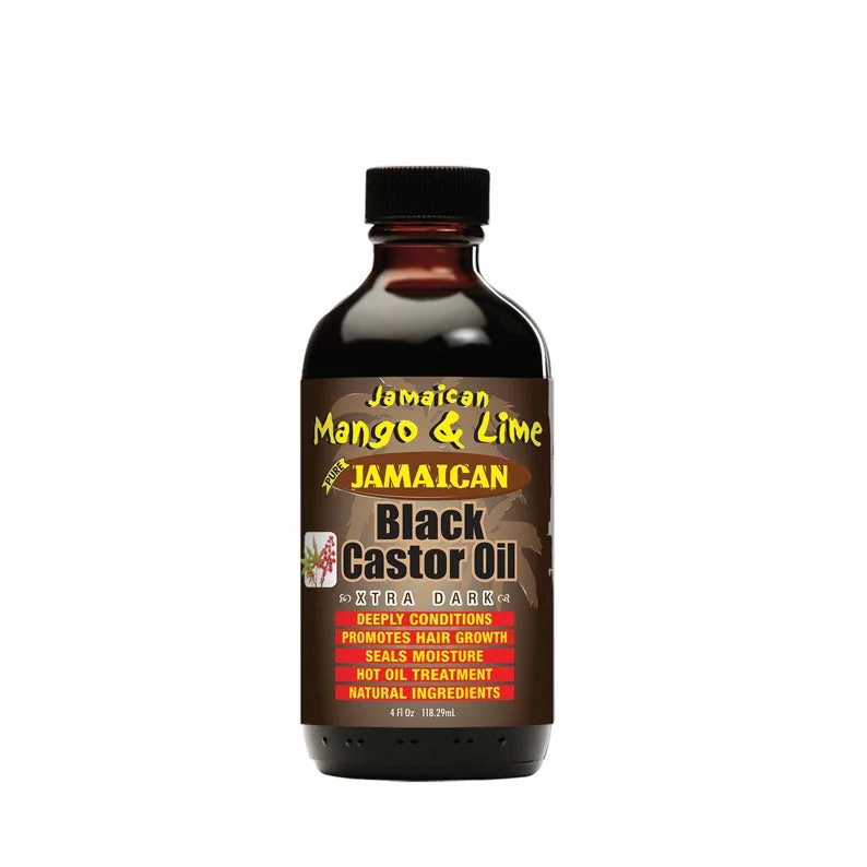 JAMAICAN MANGO & LIME Jamaican Black Castor Oil 4OZ [XTRA DARK]