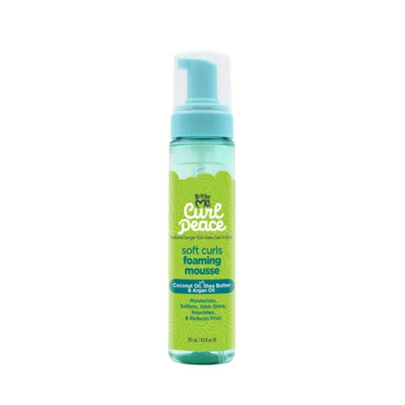 JUST FOR ME Curl Pease Soft Curls Foaming Mousse 8.5oz