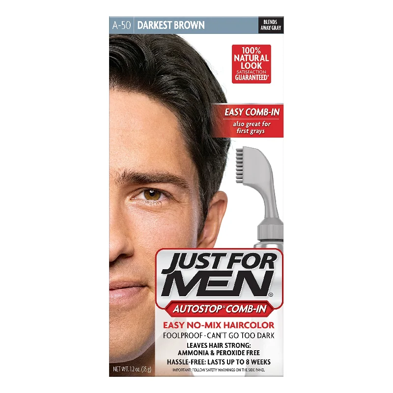 Just For Men Autostop Comb-In Hair Color Dark Brown