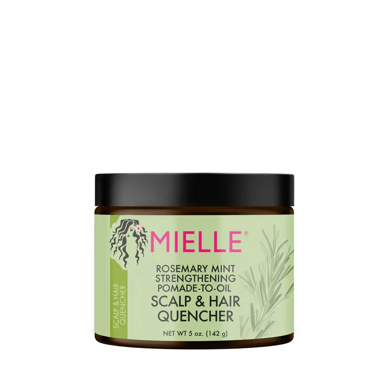 MIELLE ORGANICS ROSEMARY MINT Hair Pomade to Oil Hair & Scalp Quencher 5oz