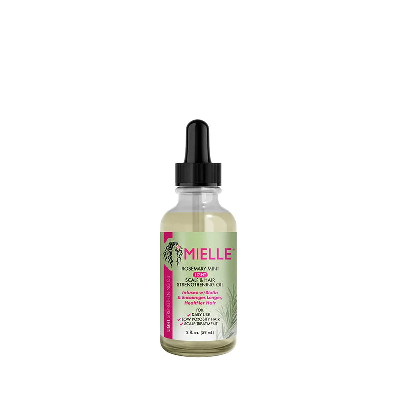 MIELLE ORGANICS ROSEMARY MINT Scalp & Hair Strengthening Oil [LIGHT] 2oz